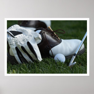 Póster equipo de golf