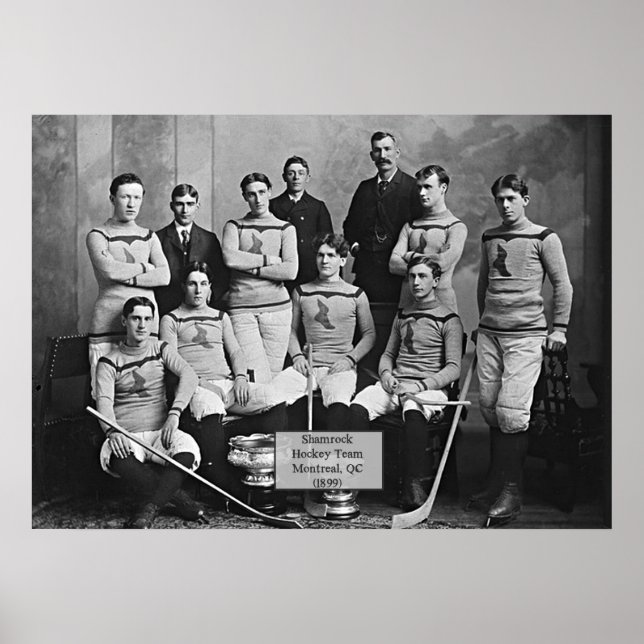 Póster Equipo de hockey sobre hierba, Montreal, QC 1899" (Frente)