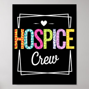Póster Equipo de Hospicio Enfermera de Hospicio