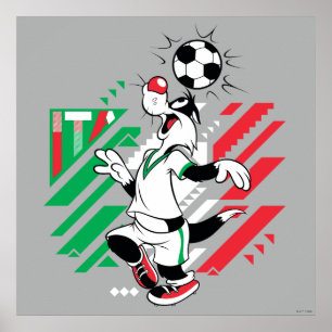 Póster Equipo de Italia de fútbol gráfico de SYLVESTER™