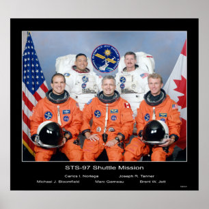 Póster Equipo de la lanzadera de la NASA STS-97