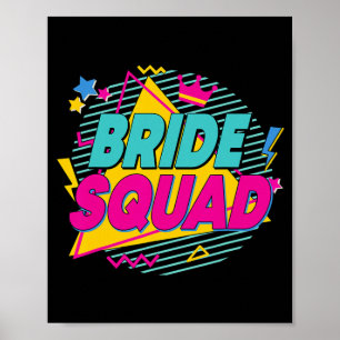 Póster Equipo de la Novia 90s Crew Desierto Despedida de 
