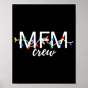 Póster Equipo de Mfm Navidad Medicina Materno Fetal Obgyn