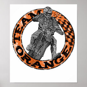 Póster Equipo de Moto