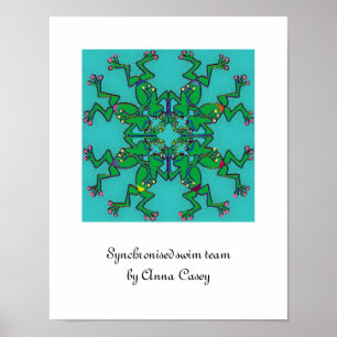 Póster Equipo de nado sincronizado
