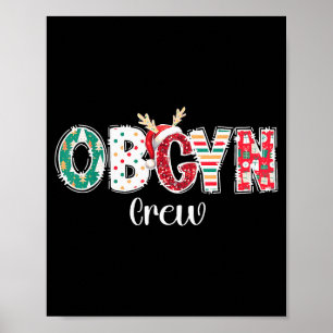 Póster Equipo de Navidad de Obstetricia y Ginecología