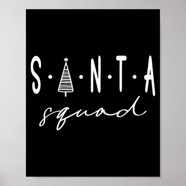 Póster Equipo de Navidad de Santa Squad Equipo de Santa F (Frente)