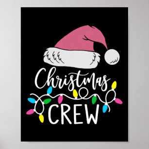 Póster Equipo de navidades 2023 Familia Cute Coincidiendo