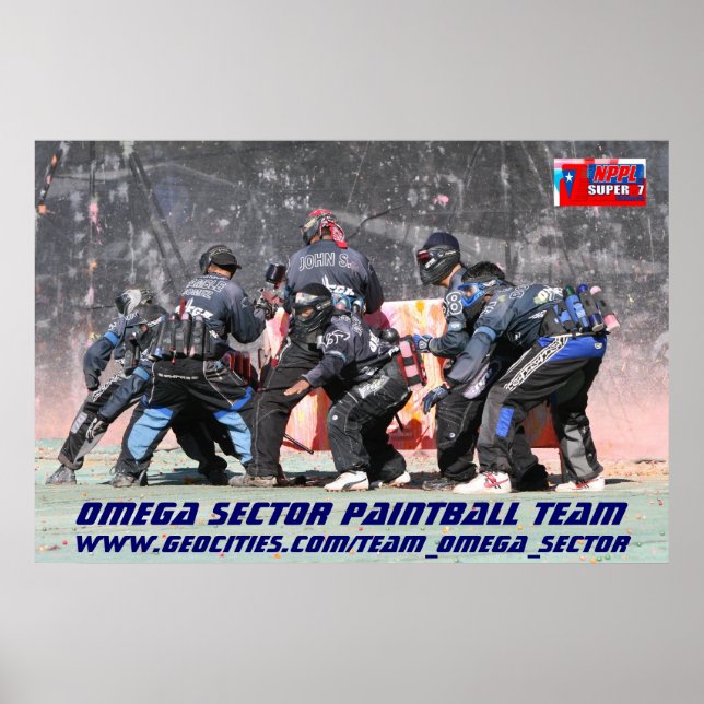 PÓSTER EQUIPO DE PAINTBALL DEL SECTOR OMEGA 2006 (Frente)