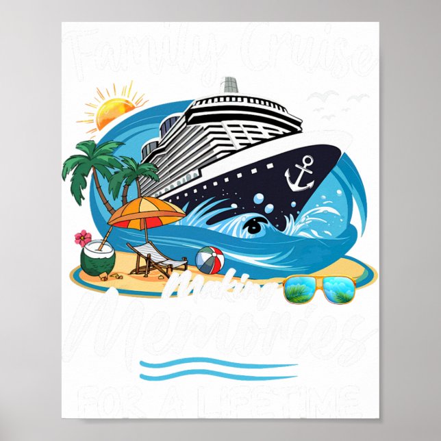 Póster Equipo De Pareja Familiar De Viaje De Fiesta De Cr (Frente)