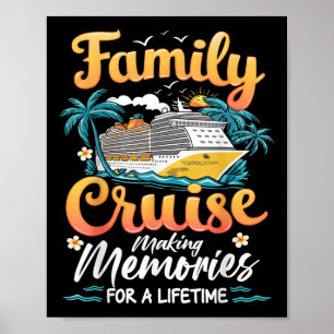 Póster Equipo De Pareja Familiar De Viaje De Fiesta De Cr