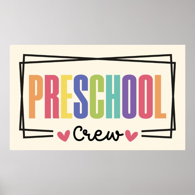 Póster Equipo de Preescolar Equipo de Preescolar (Frente)