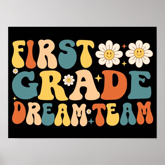 Póster Equipo de primer grado de sueño (Frente)
