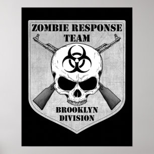 Póster Equipo de respuesta zombi: División de Brooklyn