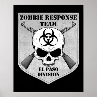 Póster Equipo de respuesta zombi: División de El Paso