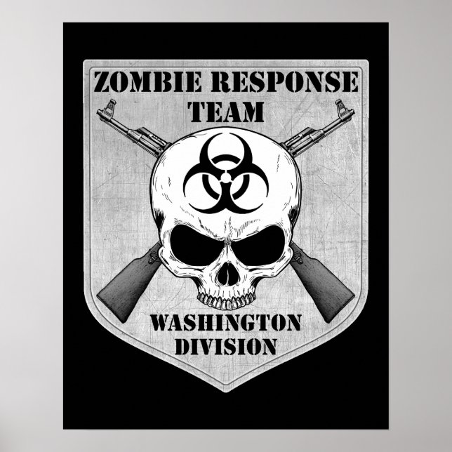 Póster Equipo de respuesta zombi: División de Washington (Frente)