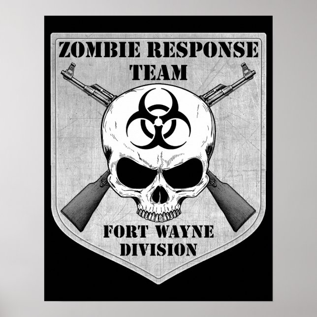 Póster Equipo de respuesta zombi: División Fort Wayne (Frente)