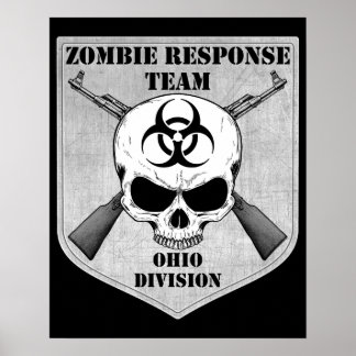 Póster Equipo de respuesta zombi: División Ohio