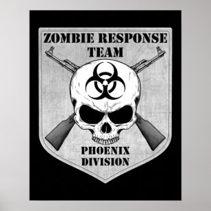 Póster Equipo de respuesta zombi: División Phoenix