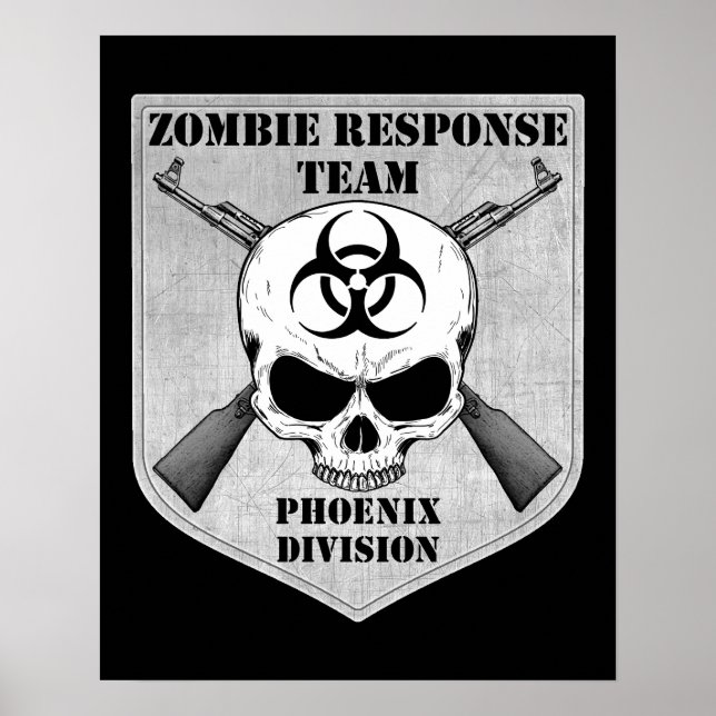 Póster Equipo de respuesta zombi: División Phoenix (Frente)