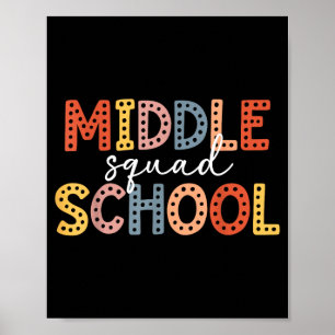 Póster Equipo de secundaria equipo de profesores de secun