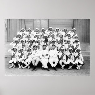 Póster Equipo de seguimiento, Manila, a principios del si