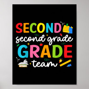 Póster Equipo de segundo grado de segundo grado de la bri