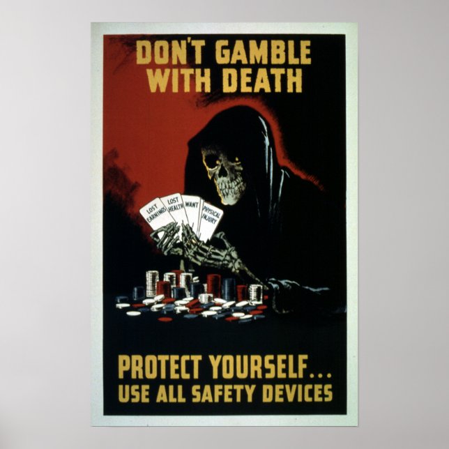 Póster Equipo de seguridad de la Segunda Guerra Mundial (Frente)