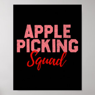 Póster Equipo de selección de Apple Picking Se