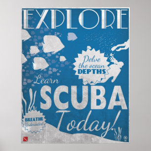 PÓSTER EQUIPO DE SUBMARINISMO
