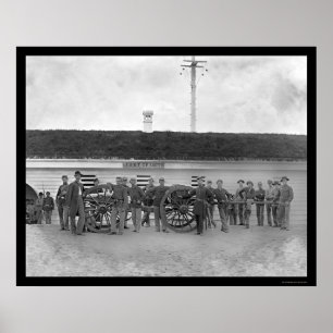 Póster Equipo de tiro de la empresa K en Fort C. F. Smith