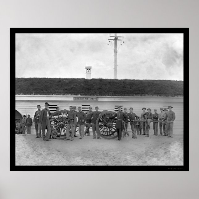 Póster Equipo de tiro de la empresa K en Fort C. F. Smith (Frente)