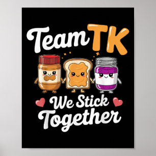 Póster Equipo De Tk Profesora De Jardín De Niños Transito