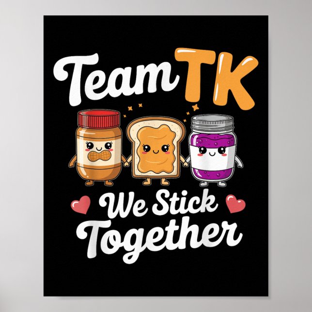 Póster Equipo De Tk Profesora De Jardín De Niños Transito (Frente)