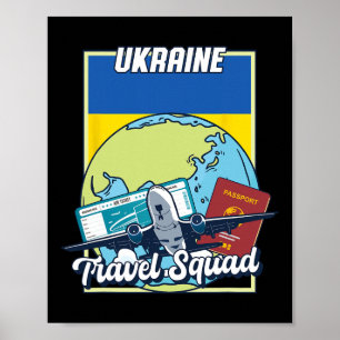 Póster Equipo de viaje de Ucrania Journey Glol Adventures