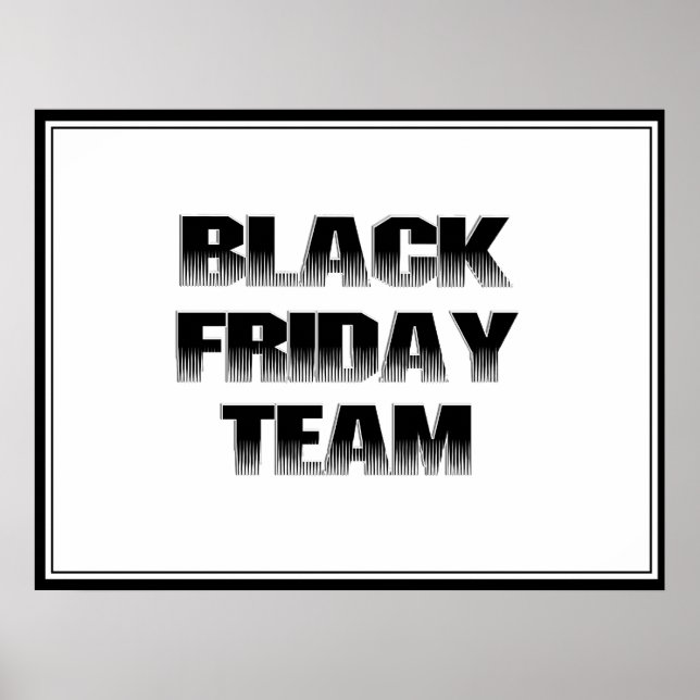 PÓSTER EQUIPO DE VIERNES NEGROS (Frente)