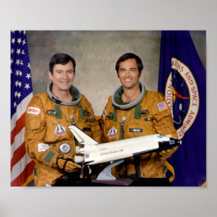 Póster Equipo del astronauta del transbordador espacial