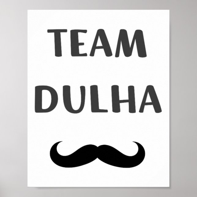 Póster Equipo Dulha (equipo Groom) Boda indio del sur de  (Frente)