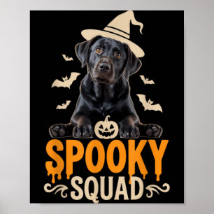 Póster Equipo Espeluznante Outfit de Halloween para Labra