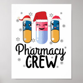 Póster Equipo Farmacéutico. T-Shirt, Navidades farmacéuti