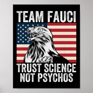 Póster Equipo Fauci Anti Trump Dr Anthony Fauci Premiu 20