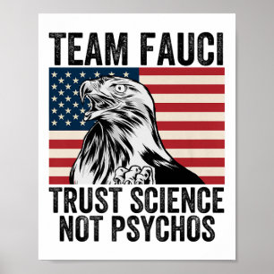 Póster Equipo Fauci Anti Trump Dr Anthony Fauci Premiu 20