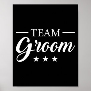 Póster Equipo Groom Stag Fiesta Groom