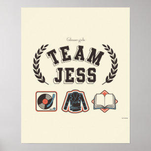 Póster Equipo Jess Gilmore Girls Diseño