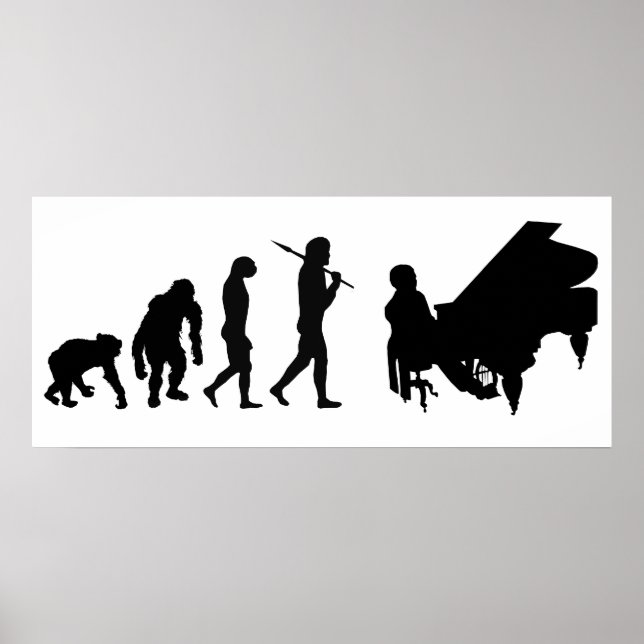Póster Equipo Mozart de compositor de orquesta pianista (Frente)