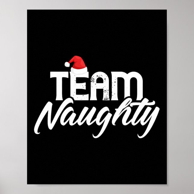 Póster Equipo Naughty Funny Pareja Equipo Nic (Frente)
