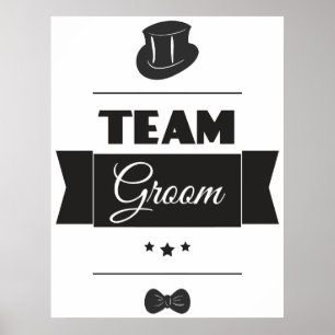 Póster Equipo novio