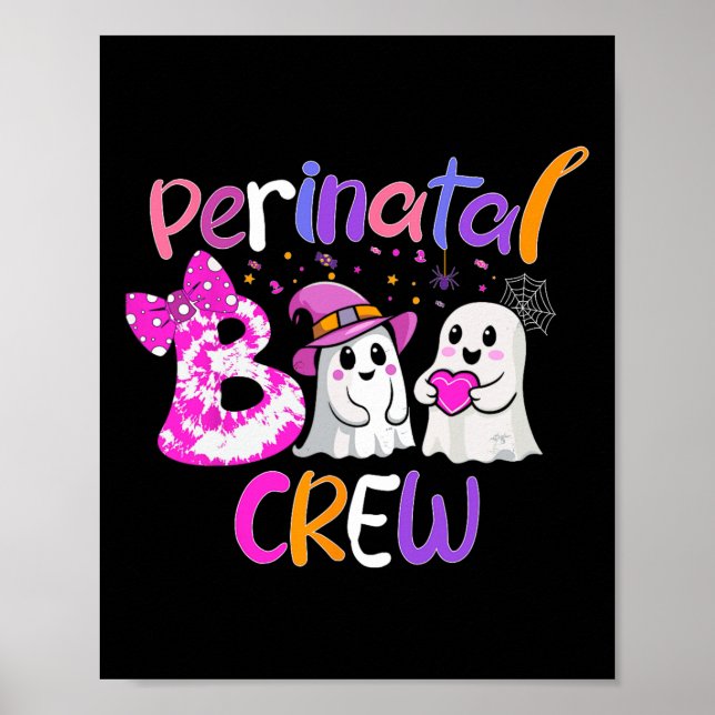 Póster Equipo Perinatal De Boos De Halloween En Confronta (Frente)
