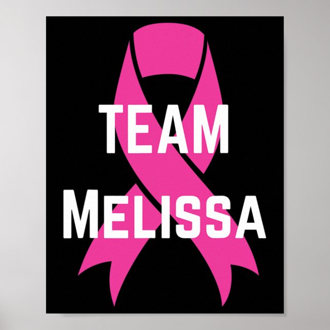Póster Equipo personalizado Melissa que llevo baile de pe (Frente)