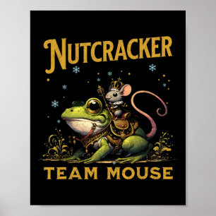 Póster Equipo Ratón Rey Cascanueces Montando Rana Llet Da